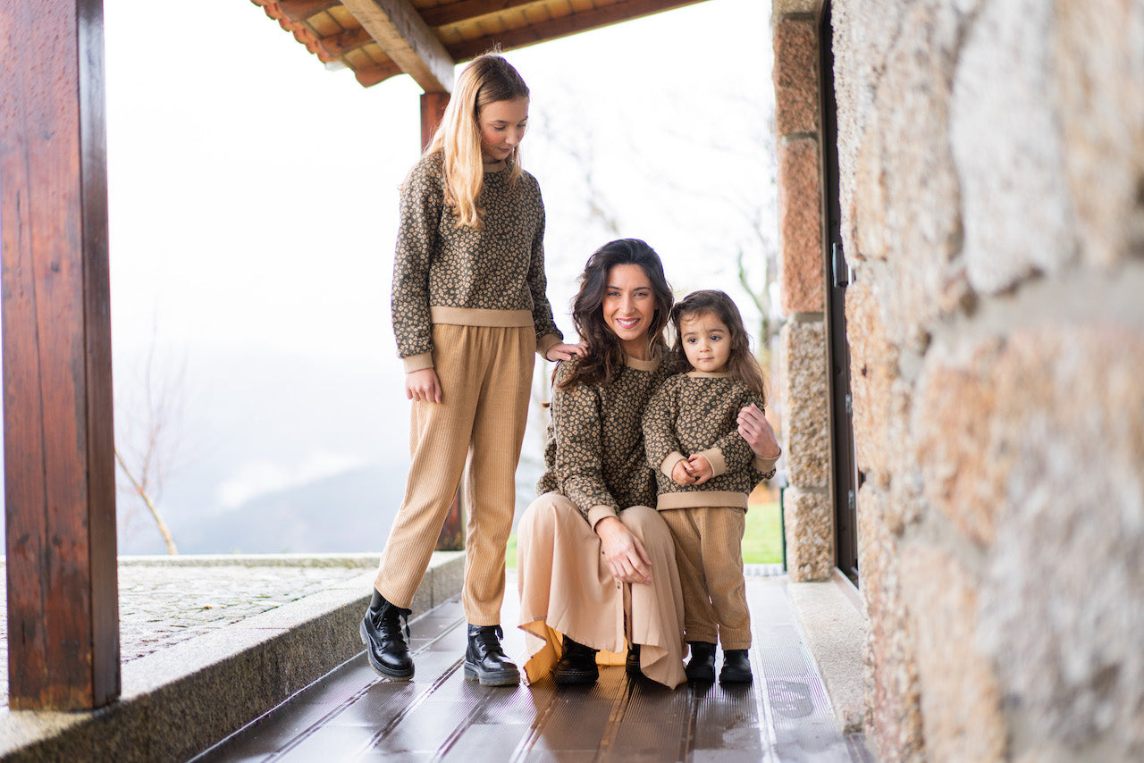 Sweatshirt Alaska Khaki Print (WOMAN)