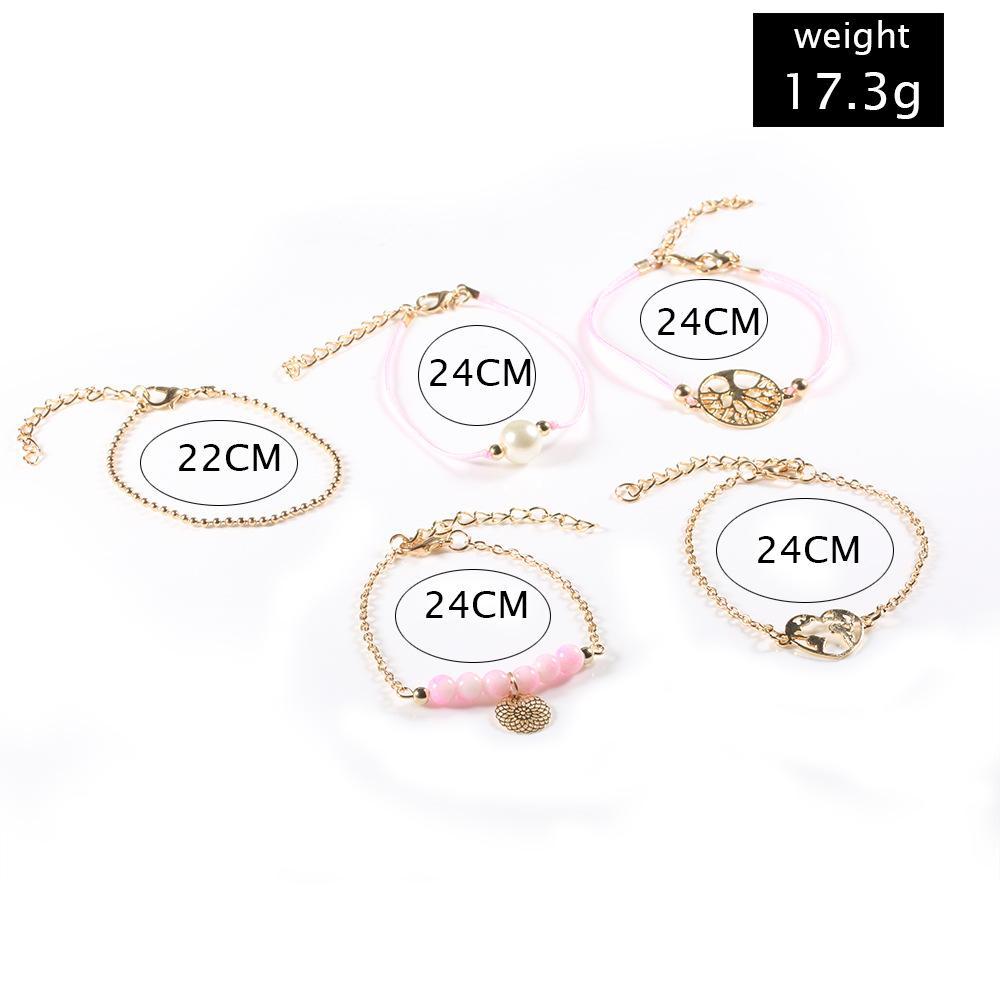 Women of The World Unite 5 Piece Bracelet Set