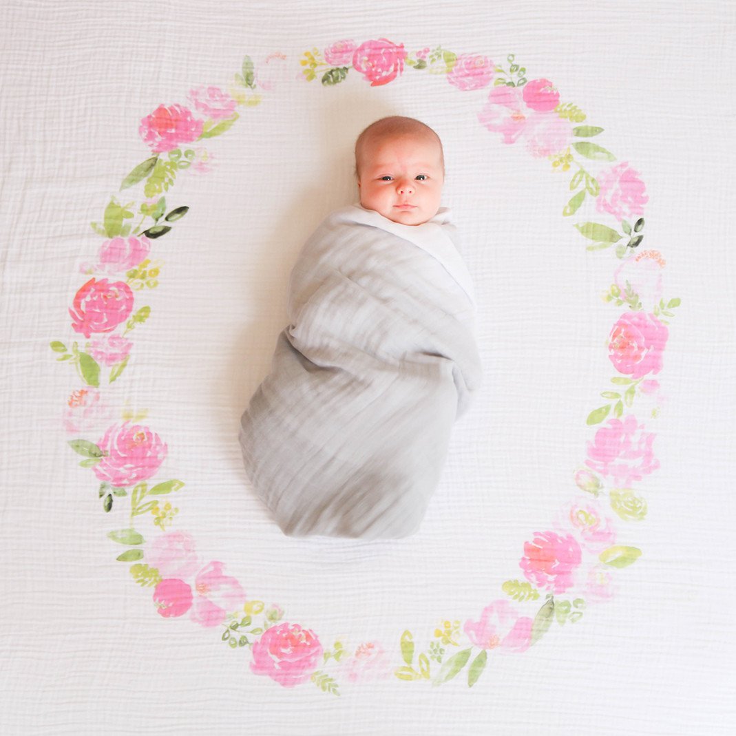 Grey Stone - Organic Swaddle Blanket