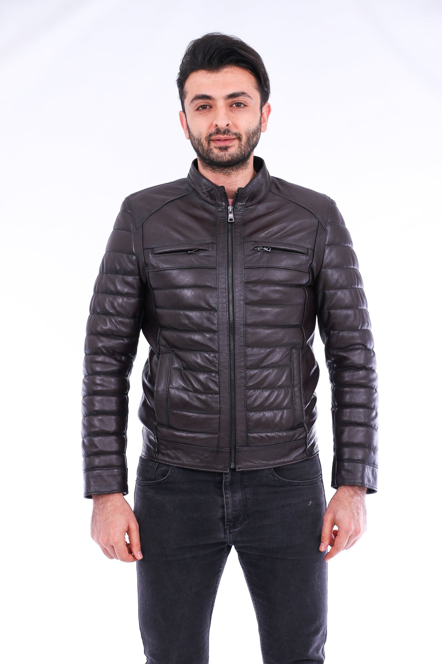 Loano Quilted Biker Jacket