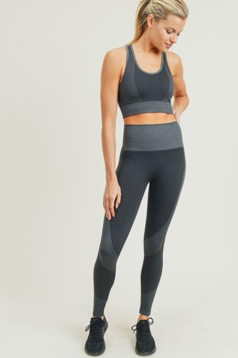 Chevron Track Seamless Highwaist Leggings