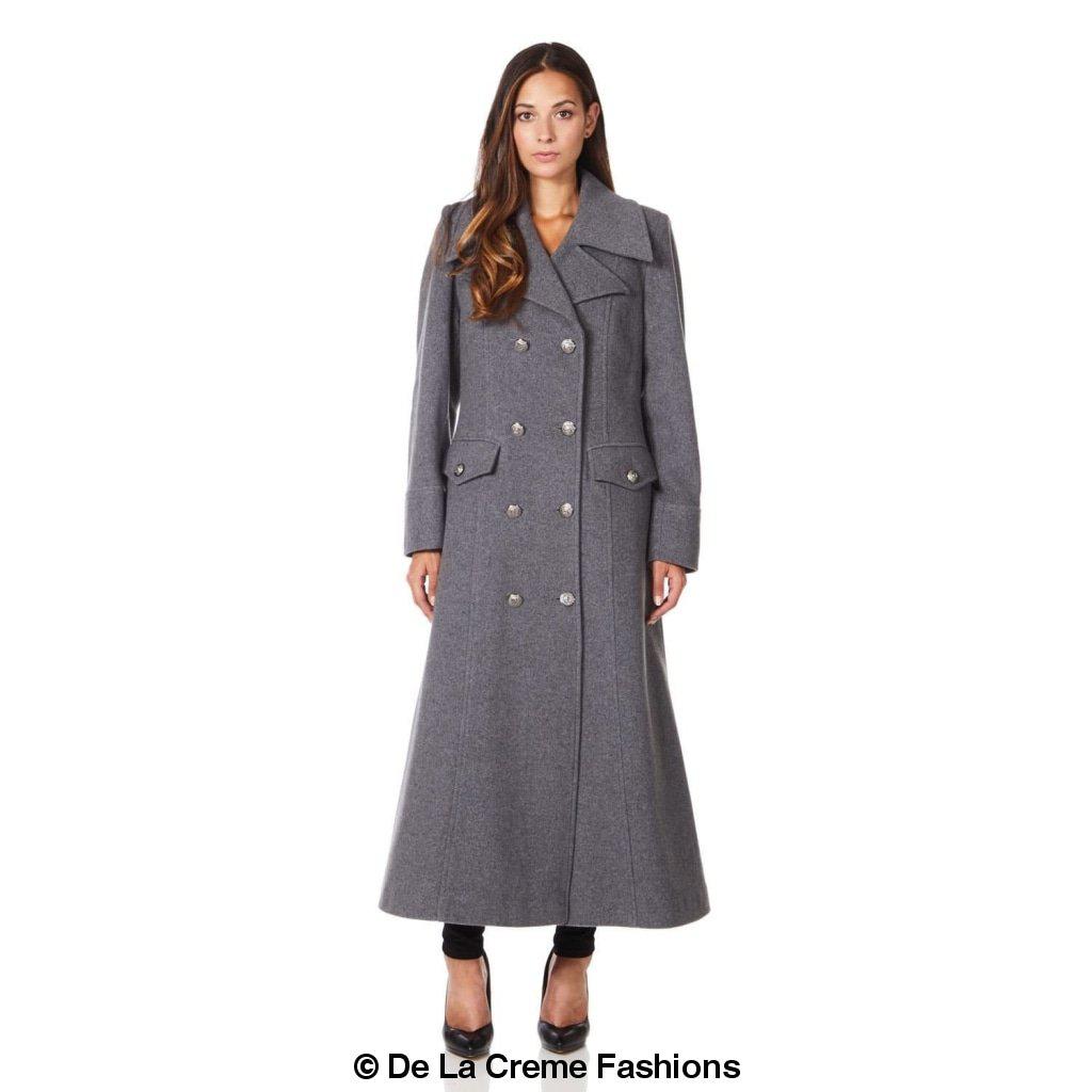 Wool Blend Double Breasted Maxi Coat (2004-WOOL)