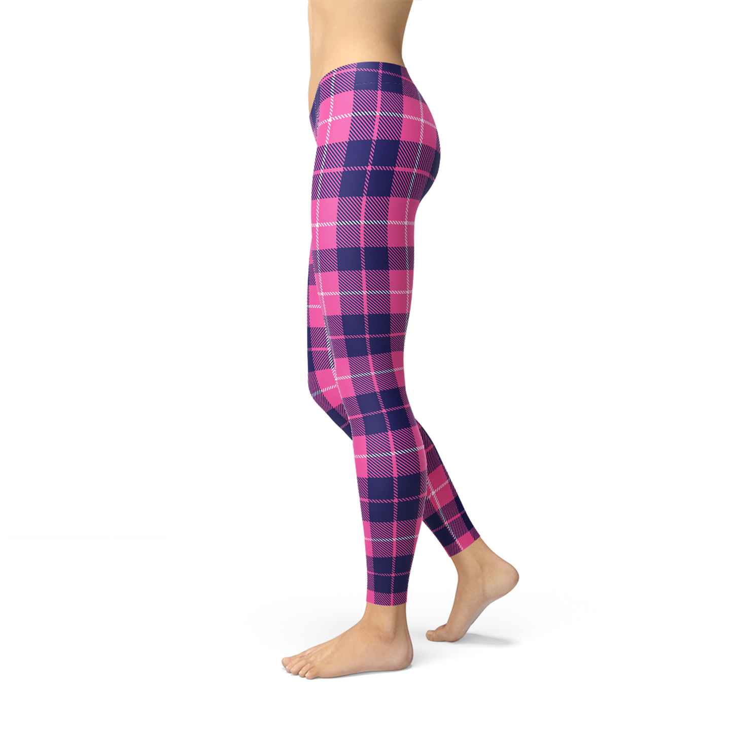 Womens Buffalo Plaid Leggings