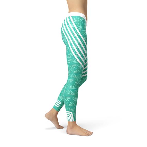 Turquoise Sports Leggings