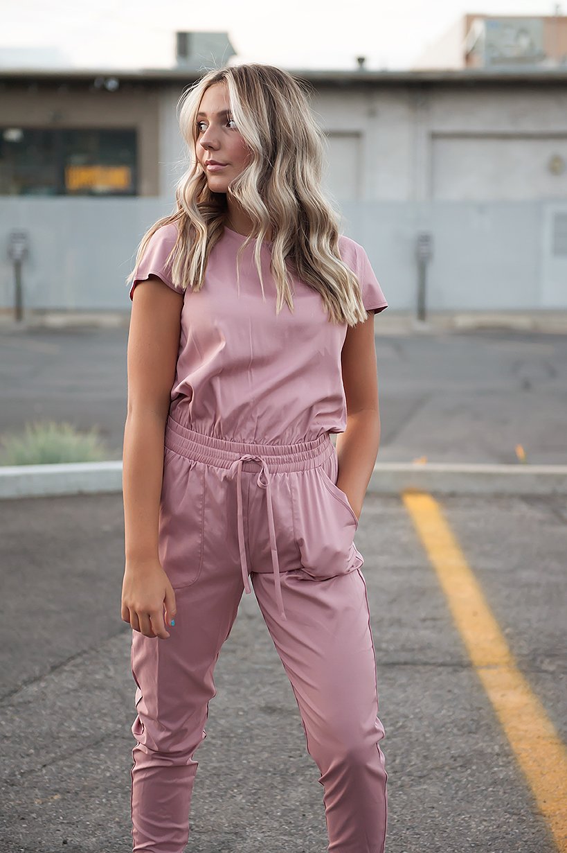 DT Unity Jumpsuit in Pink Lemonade